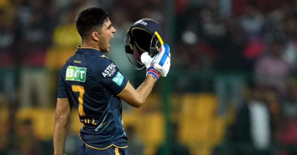 Shubhman Gill after Century