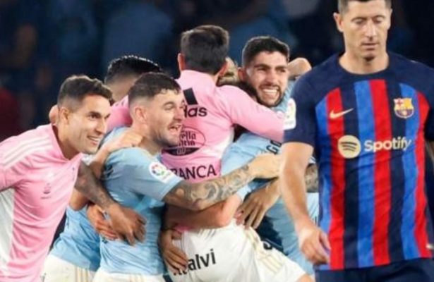 Celta Vigo beat Champion Barca