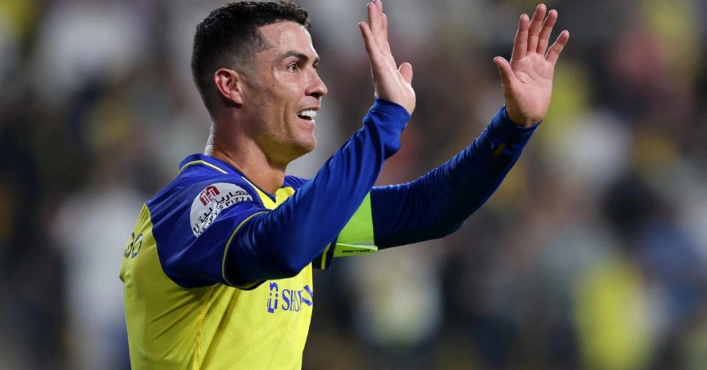 Happy Ronaldo with Saudi Arabia