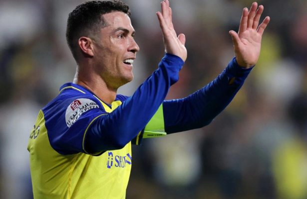 Happy Ronaldo with Saudi Arabia