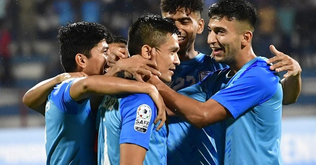 Indian skipper Sunil Chhetri scored in hattrick