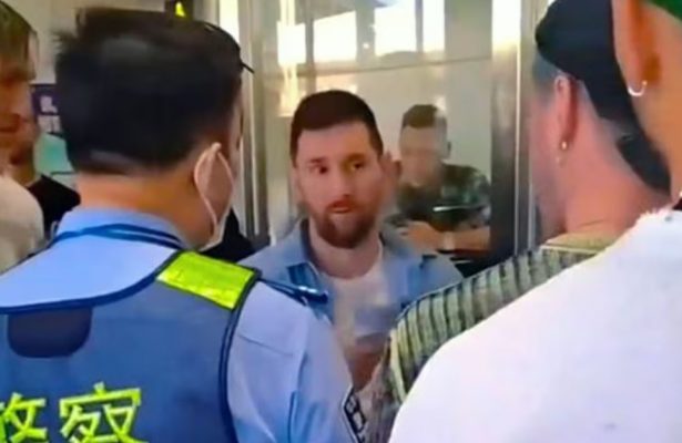 Messi detained in China