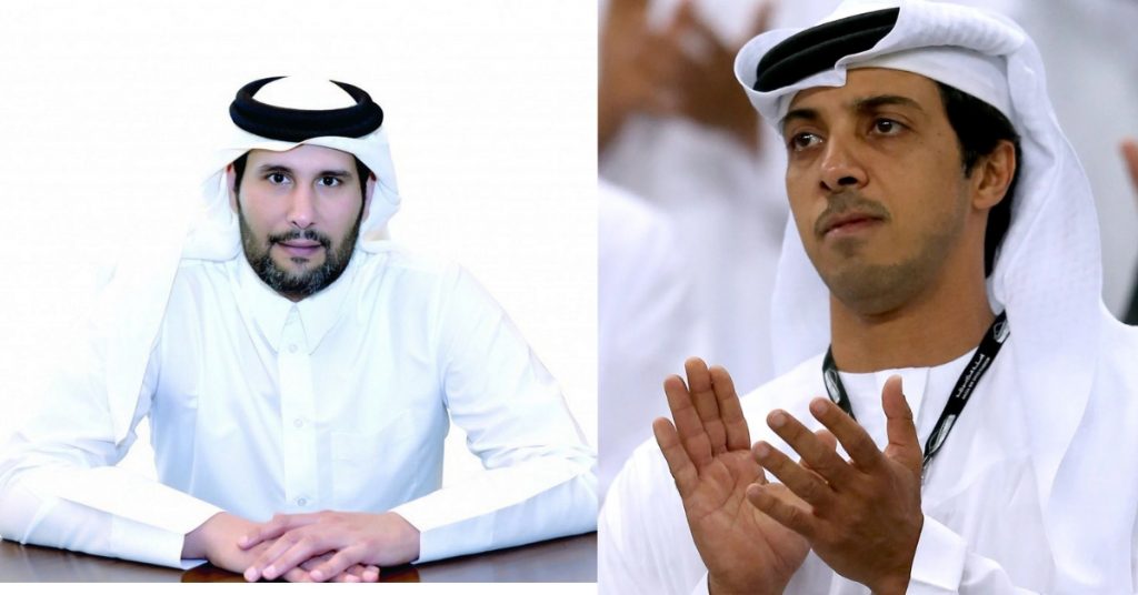 Sheikh Jassim and Man City's Sheikh Mansour