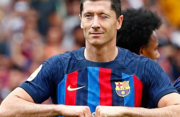 Barcelona Striker Robert Lewandowski