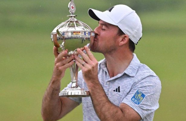 Nick Taylor after win